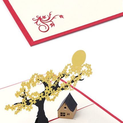 3D Up Greeting Card Handmade Happy Birthday Merry Christmas Card