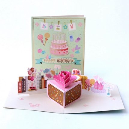 3D Up Card Happy Birthday Baby Child Gift New Hot Creative Greeting Cards
